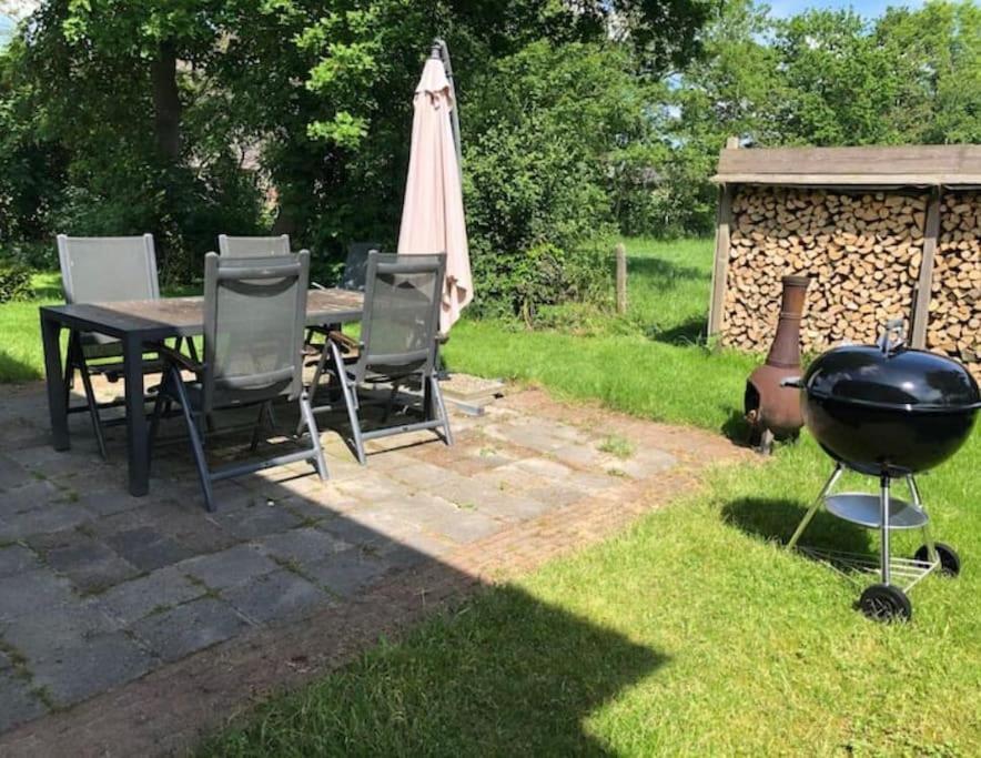Statige Boerderijwoning Met Vrij Uitzicht En Tuin Villa Hoogzand Eksteriør billede